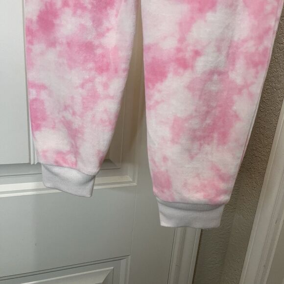 Juicy Couture Pink Tie Dye Velour Pull On Jogger Sweatpants Kids Youth Size 4T - Picture 6 of 7